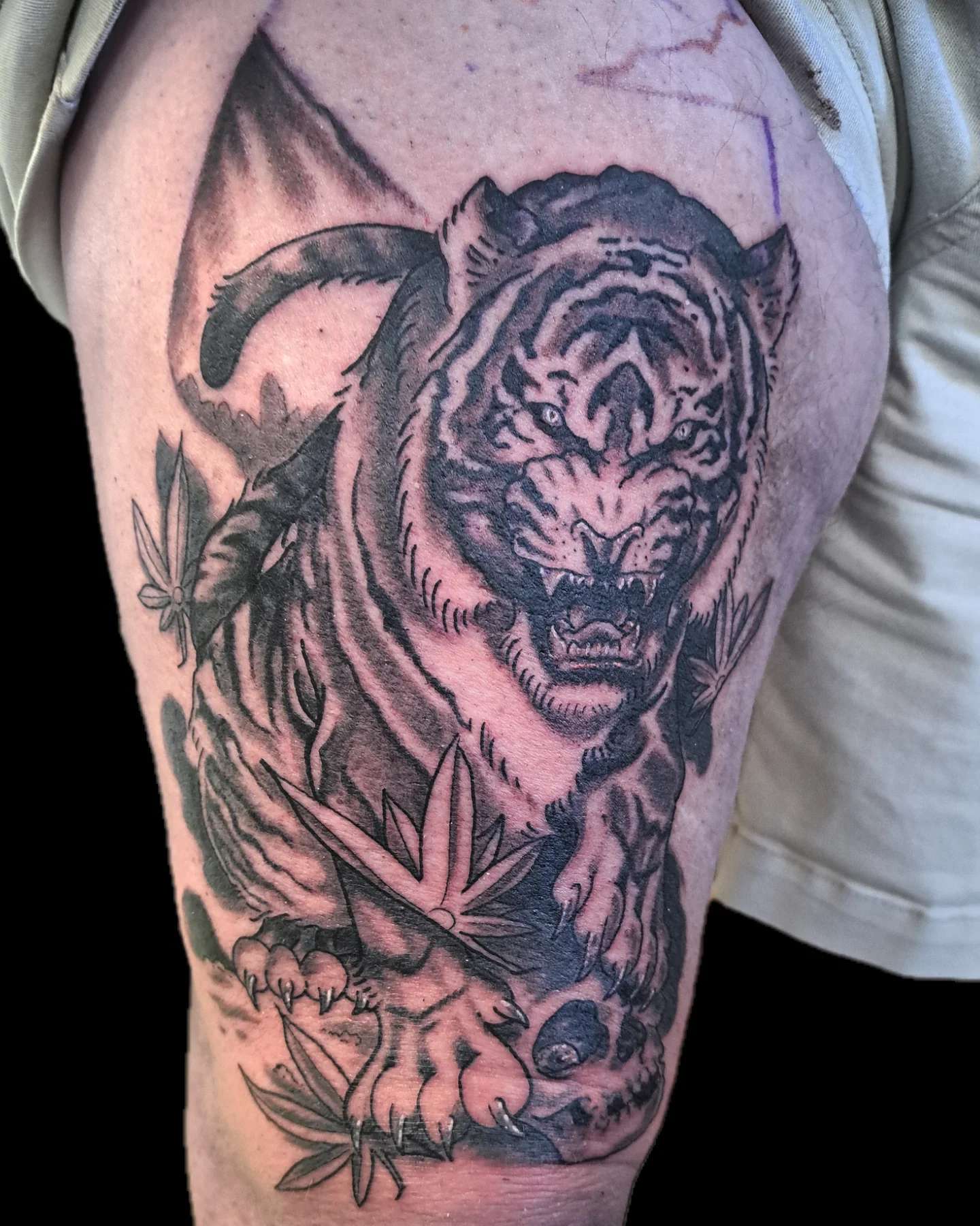 Tattoo by @snakemincey — realism, black_and_grey