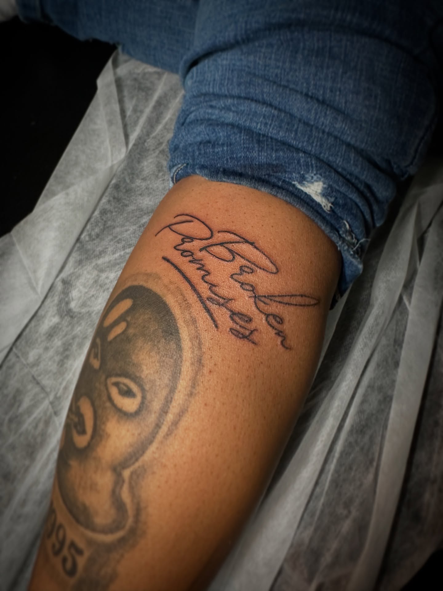Tattoo by @jesustattoos — black_and_grey