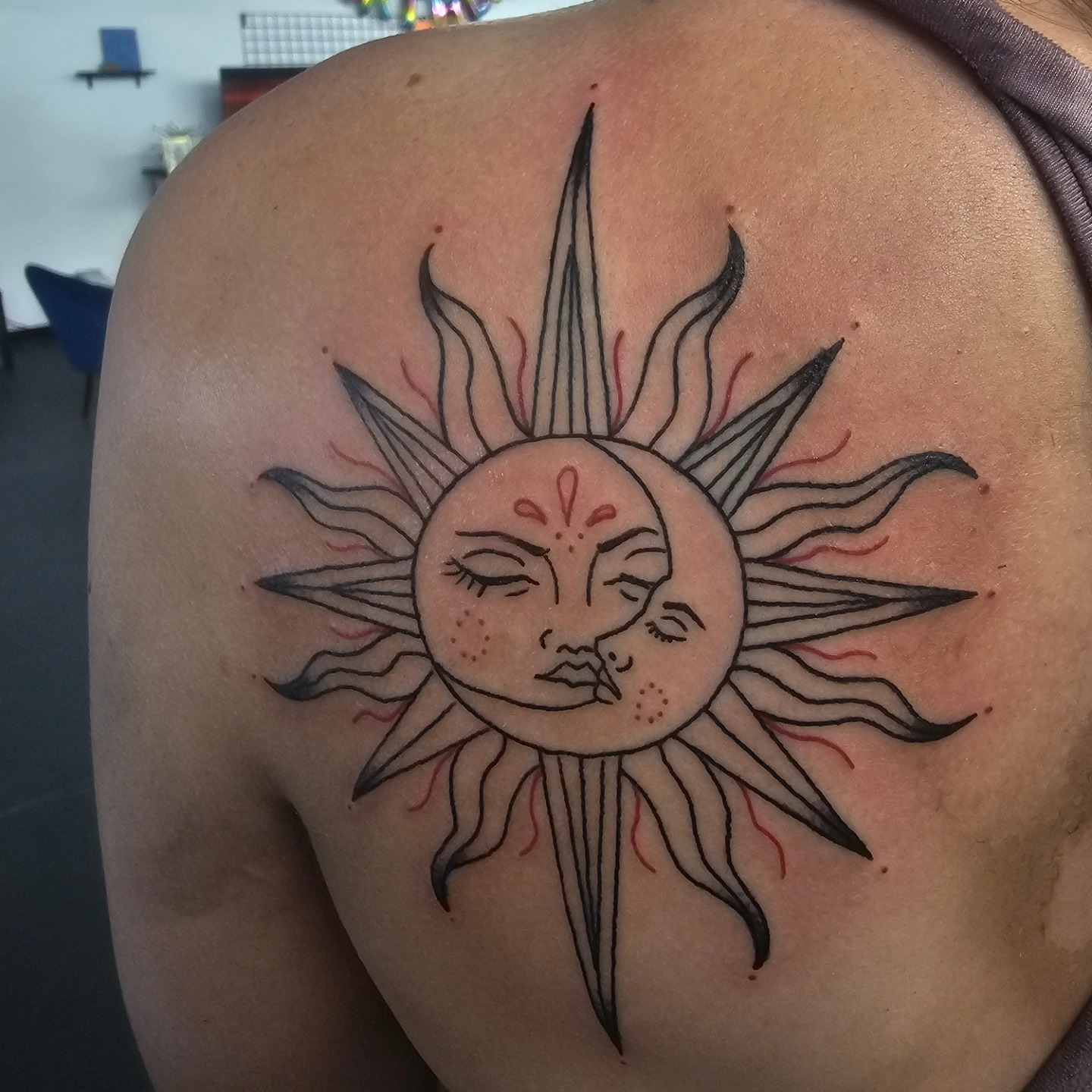 Tattoo by @evandobetattooin — american_traditional, dotwork