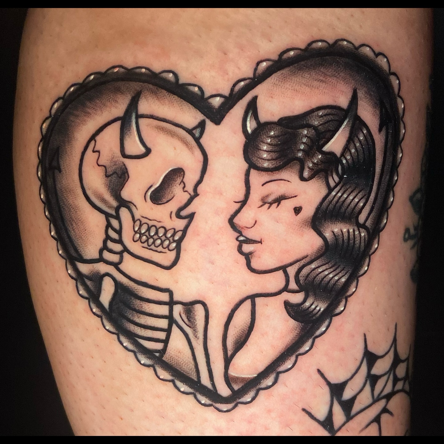 Tattoo by @figucciart — american_traditional, black_and_grey