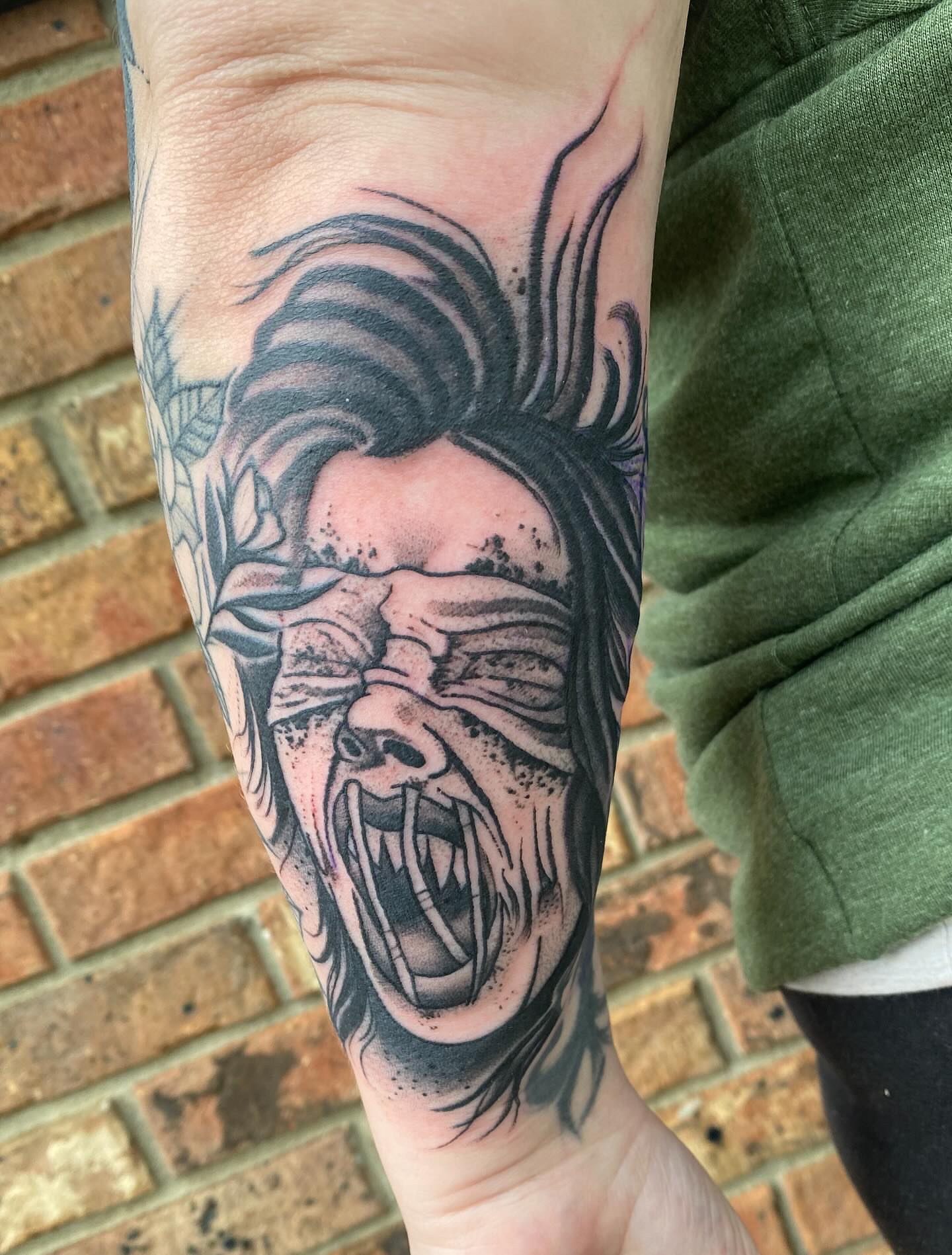 Tattoo by @austintimberlaketattoo — black_and_grey