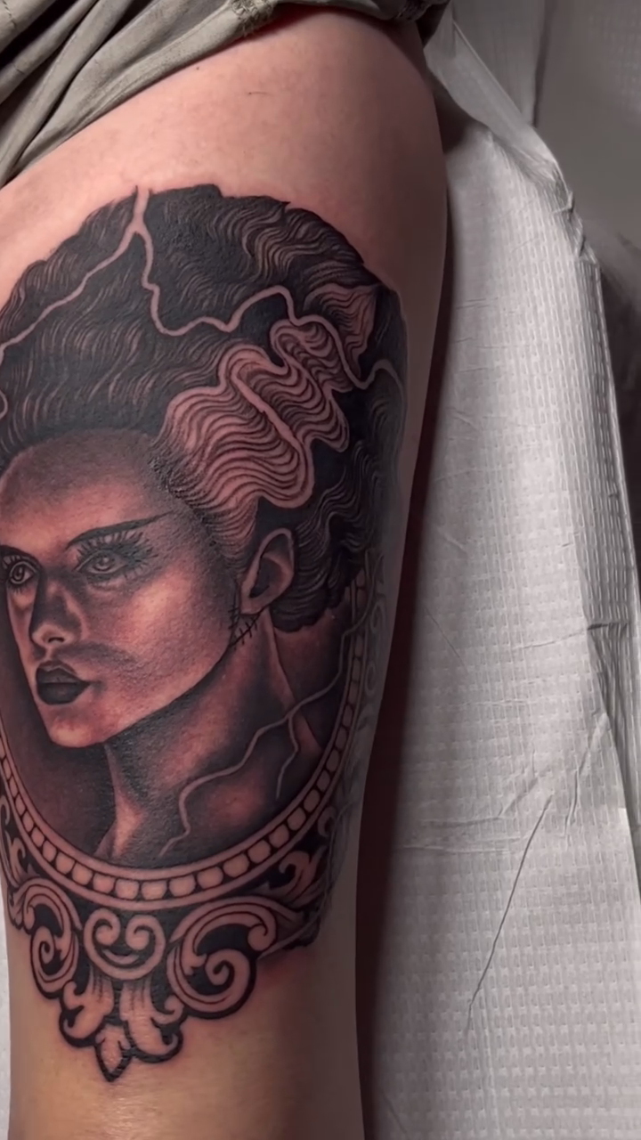 Tattoo by @a5ink — realism, black_and_grey