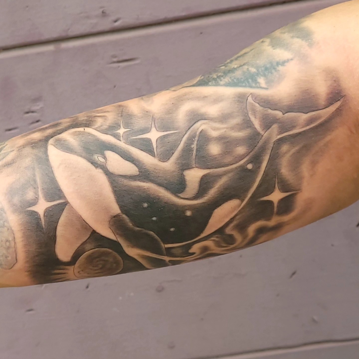 Tattoo by @austinberrytattoos — black_and_grey, realism