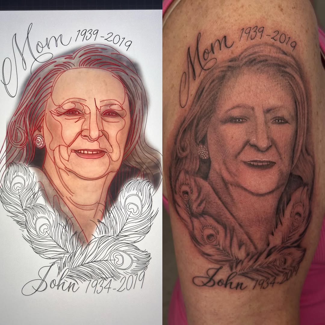 Tattoo by @sageandsintattoo — realism, lettering_script