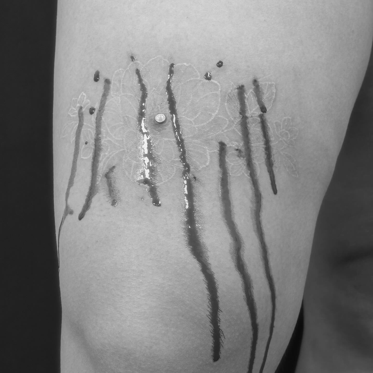 Tattoo by @nonoka_tattoo — black_and_grey