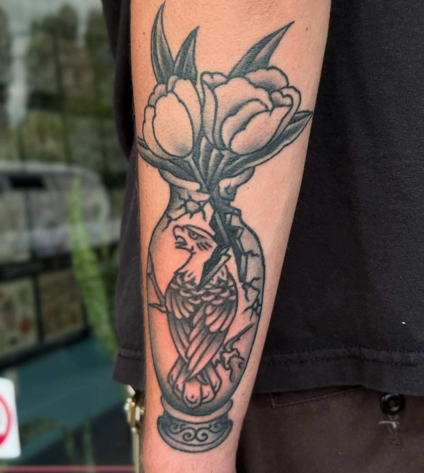 Tattoo by @andrewmammoth — black_and_grey