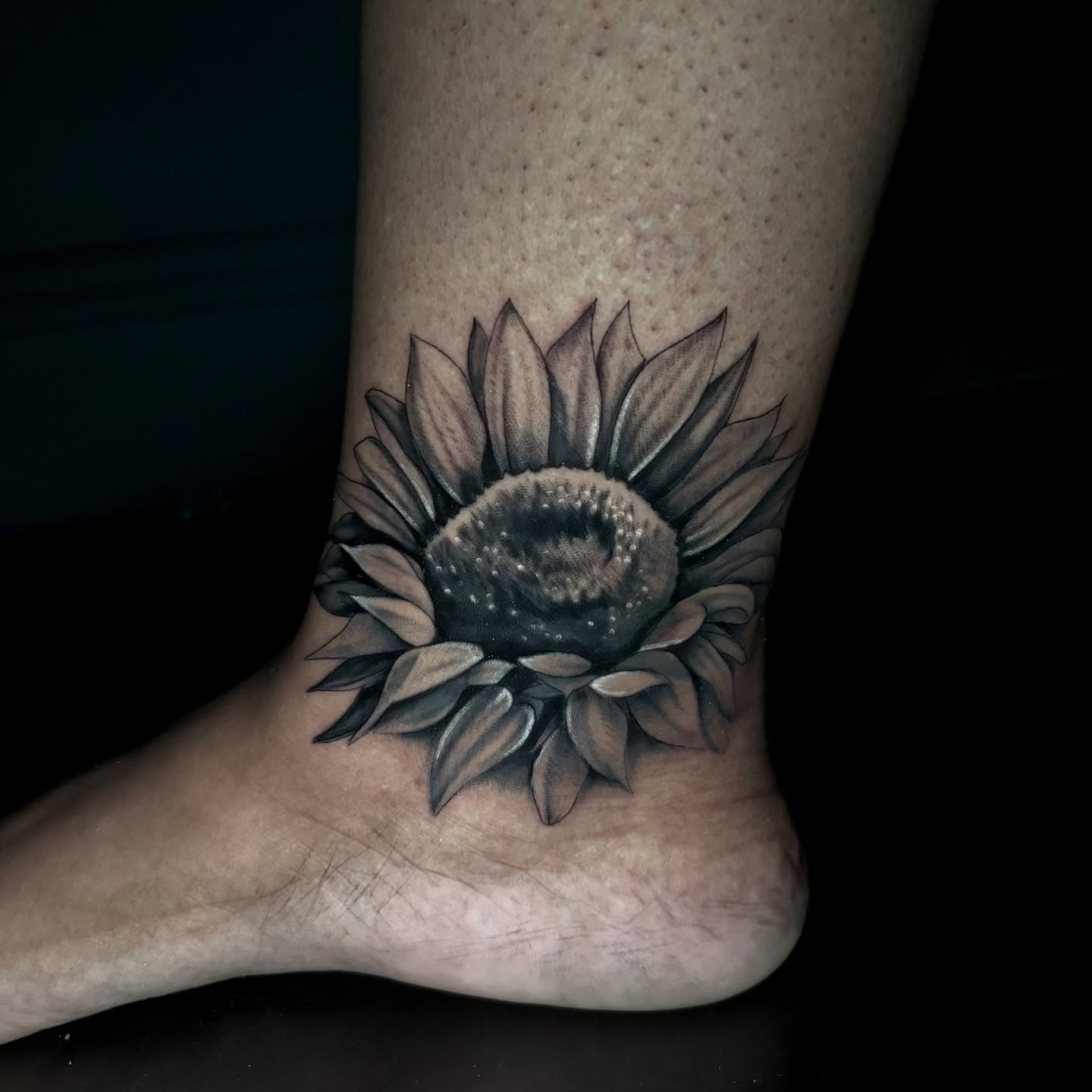 Tattoo by @trendellatattoos — black_and_grey