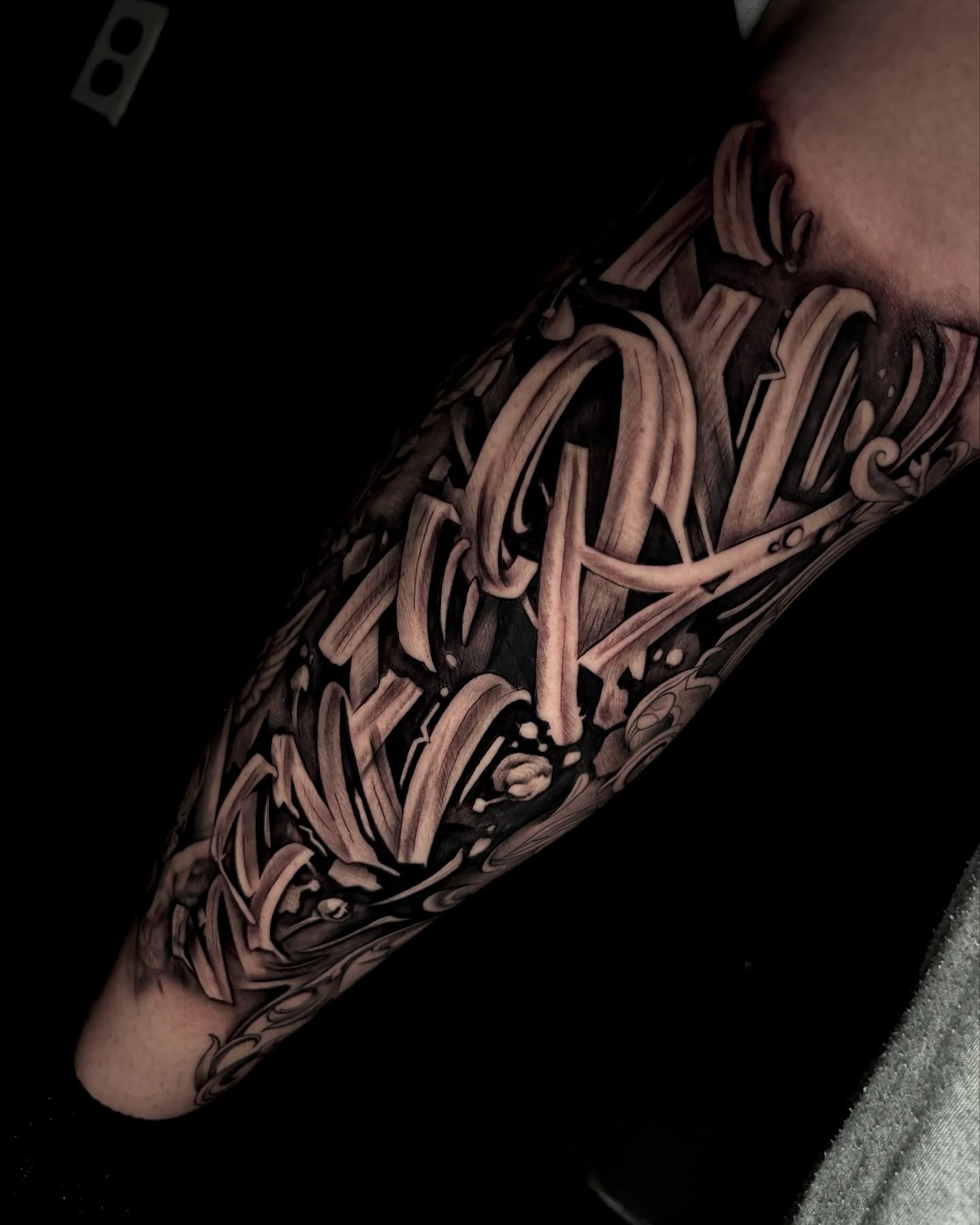 Tattoo by @trendellatattoos — lettering_script