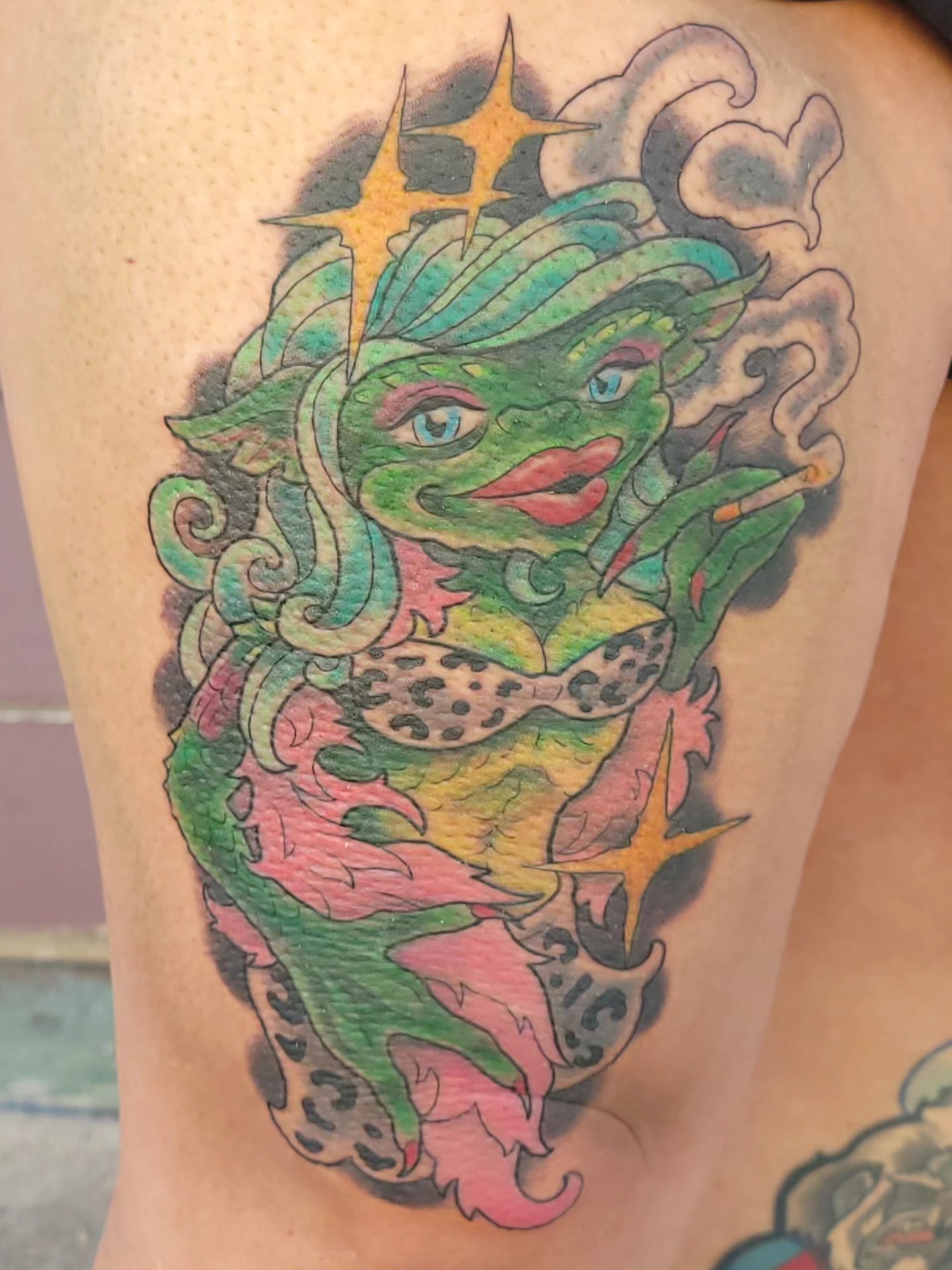 Tattoo by @austinberrytattoos — new_school, illustrative