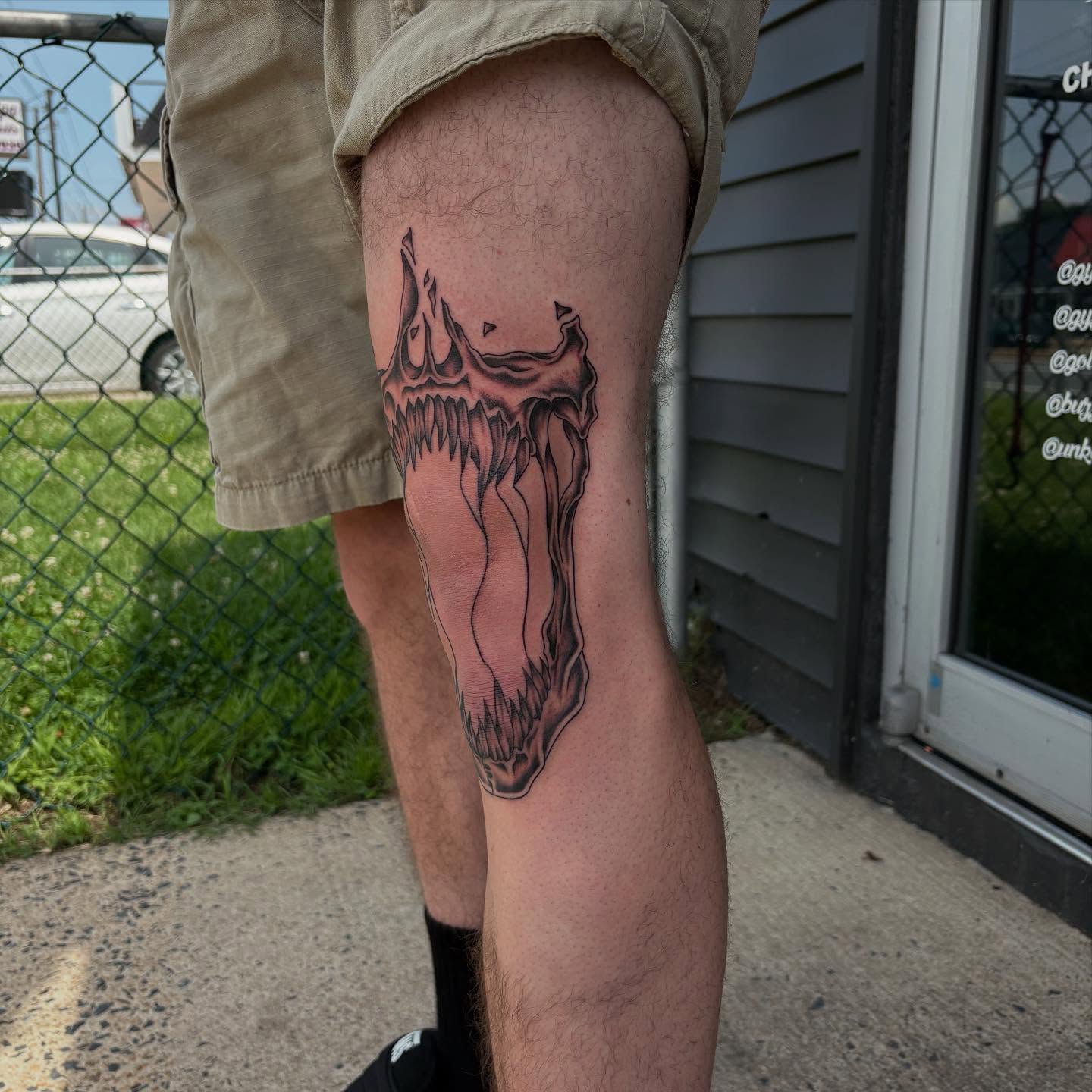 Tattoo by @goldenboysink — black_and_grey
