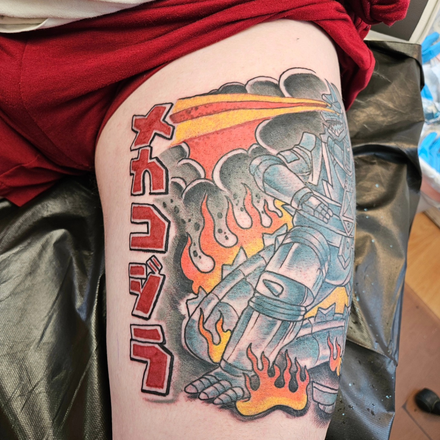 Tattoo by @jasonpellandtattoo — anime