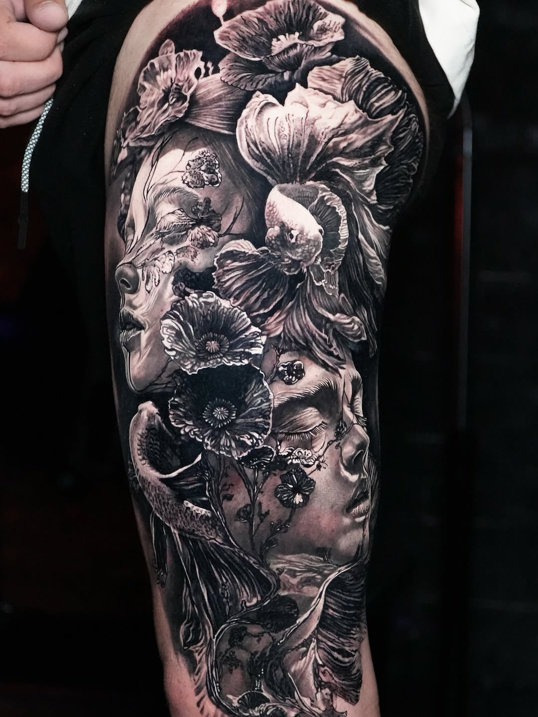 Tattoo by @oxossiart — realism, black_and_grey