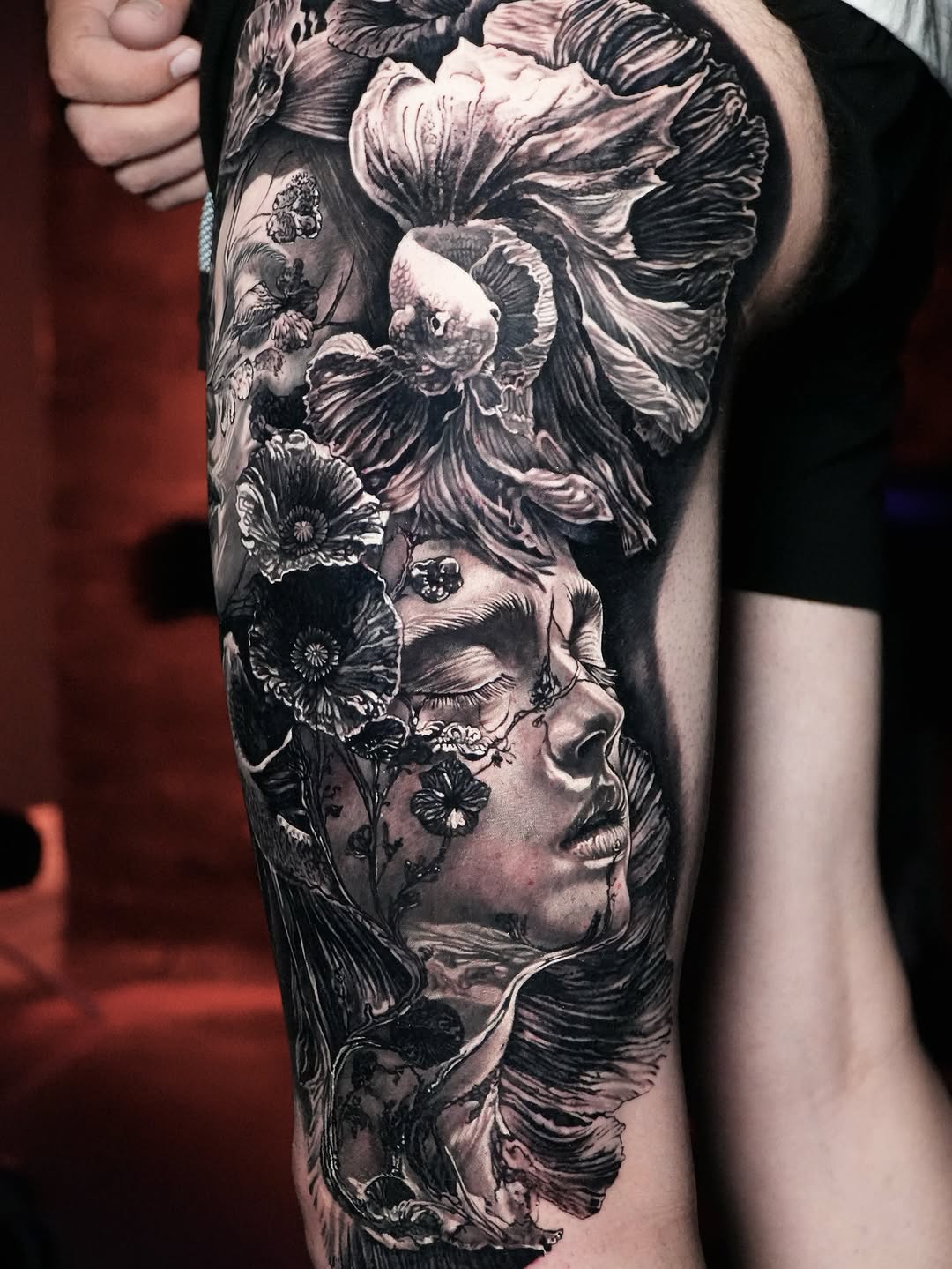 Tattoo by @oxossiart — realism, black_and_grey