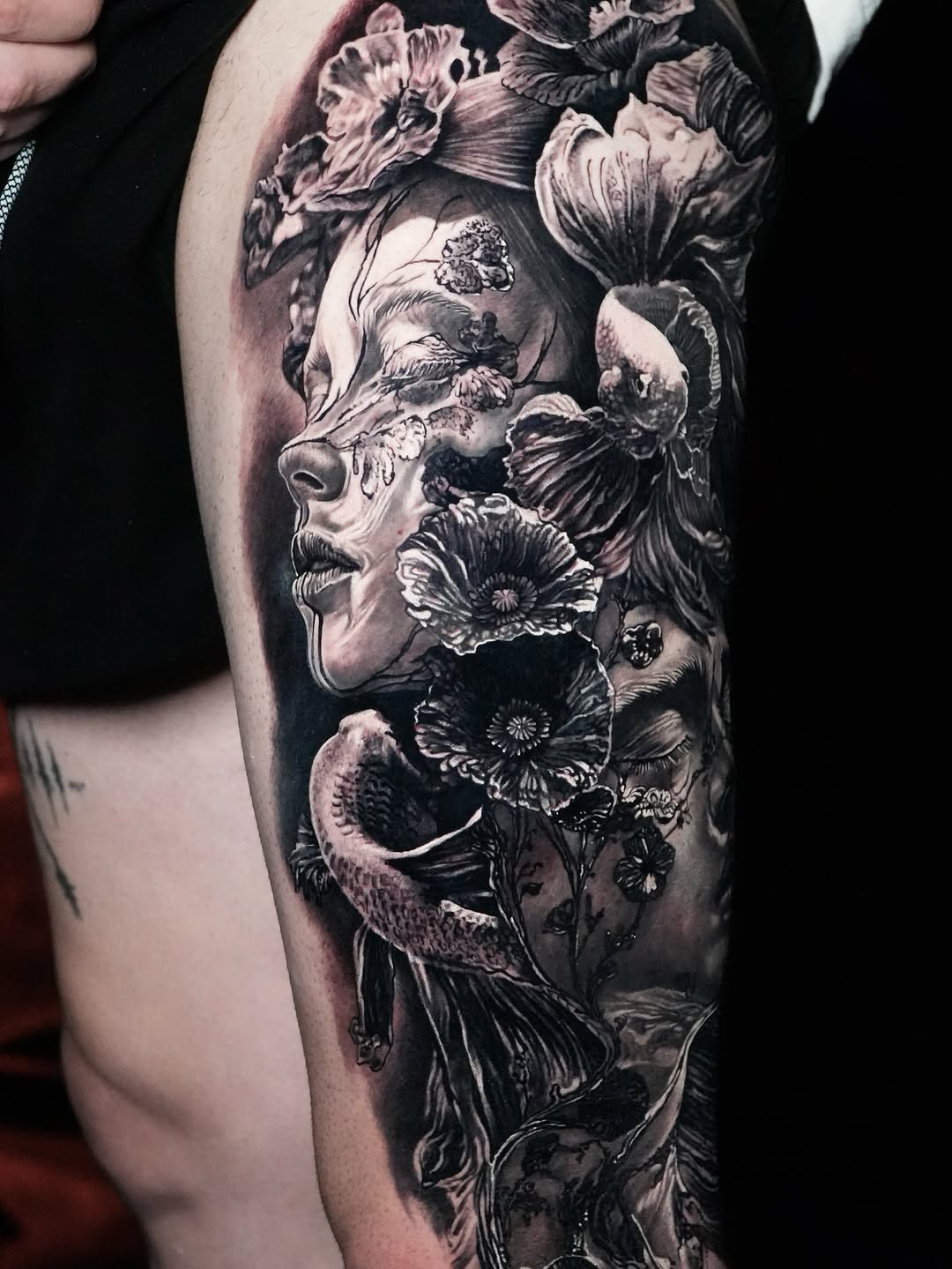 Tattoo by @oxossiart — realism, black_and_grey