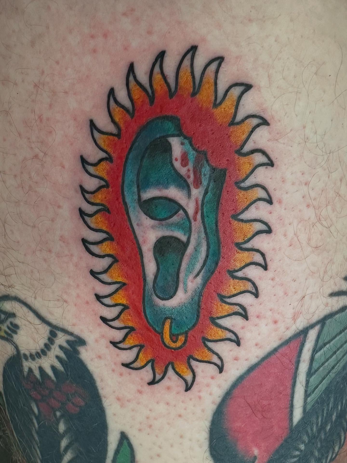 Ear American traditional tattoo by Brendan Willbern, Austin, Texas
