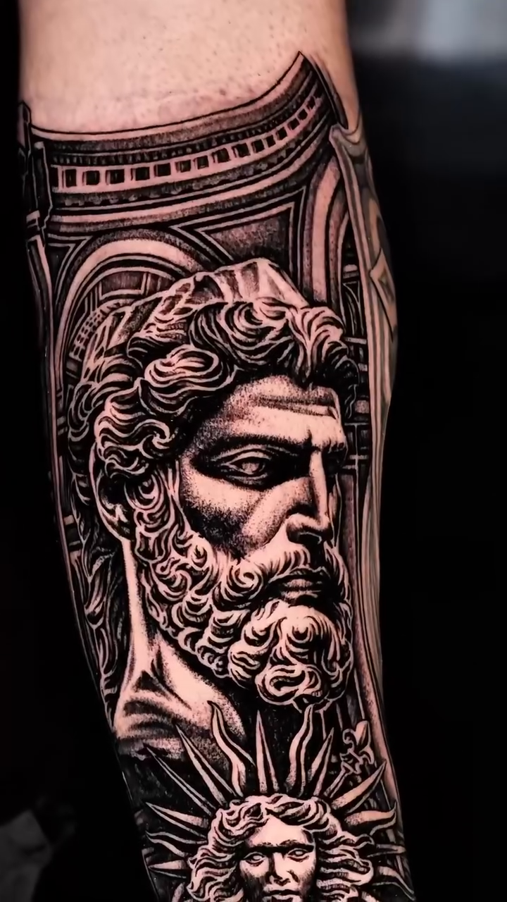 Tattoo by @jackitsforever — realism, black_and_grey
