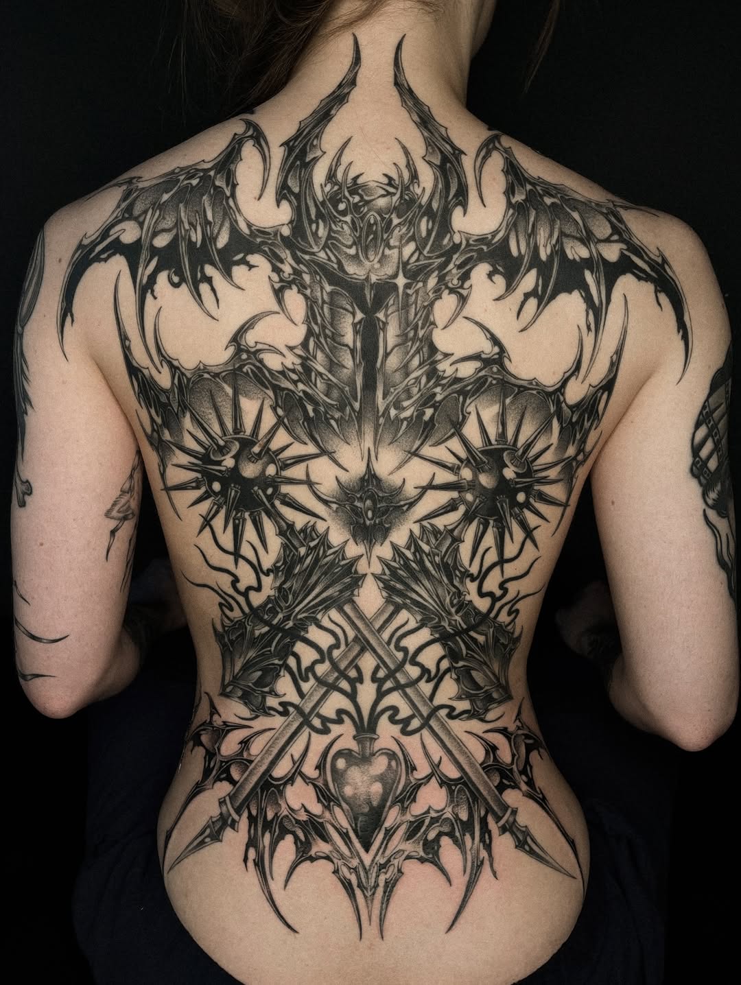 Tattoo by @digitalsunsett — blackwork, dark_realism