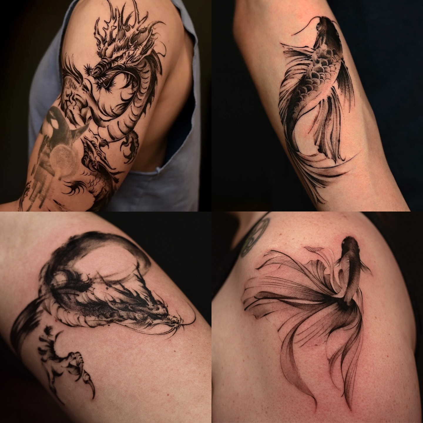 Tattoo by @evian_tat — black_and_grey, realism