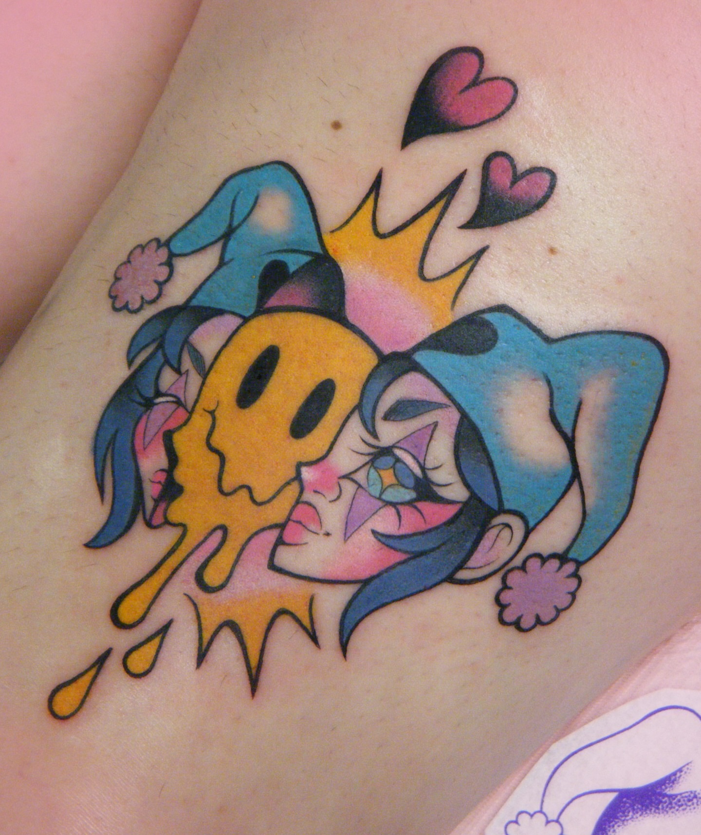 Tattoo by @sammyvanhiggins — american_traditional, trash_polka