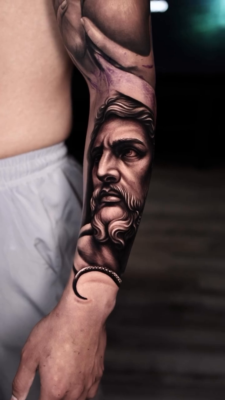 Tattoo by @steven1nk — realism, black_and_grey