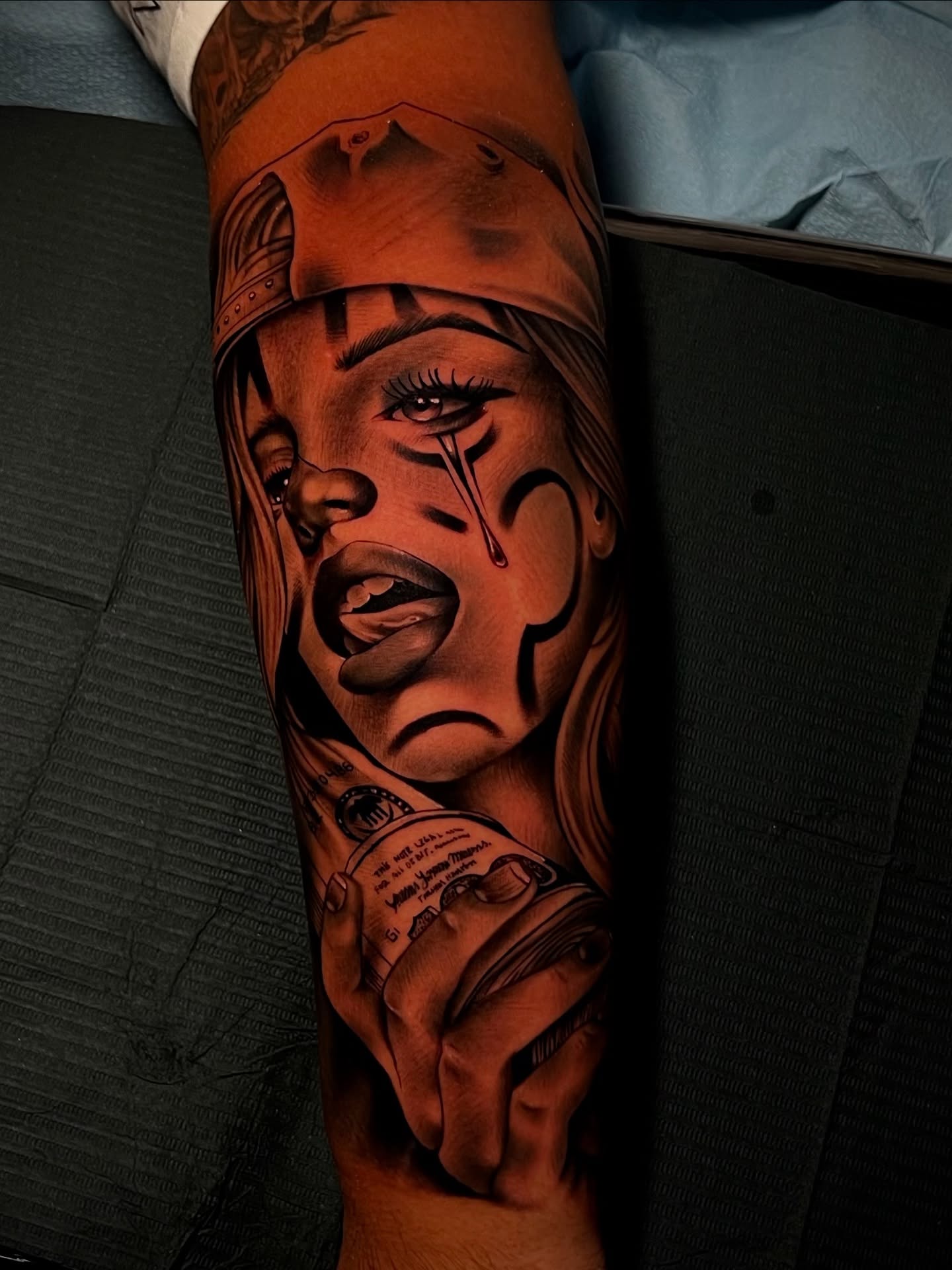 Woman with bandana realism tattoo on the forearm by π
π¬π±π’π―π¬ πππ±π±π¬π¬ π