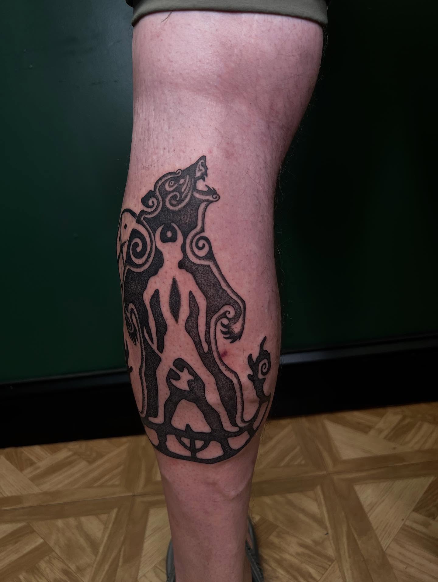 Tattoo by @tattoosbyrach β blackwork, tribal