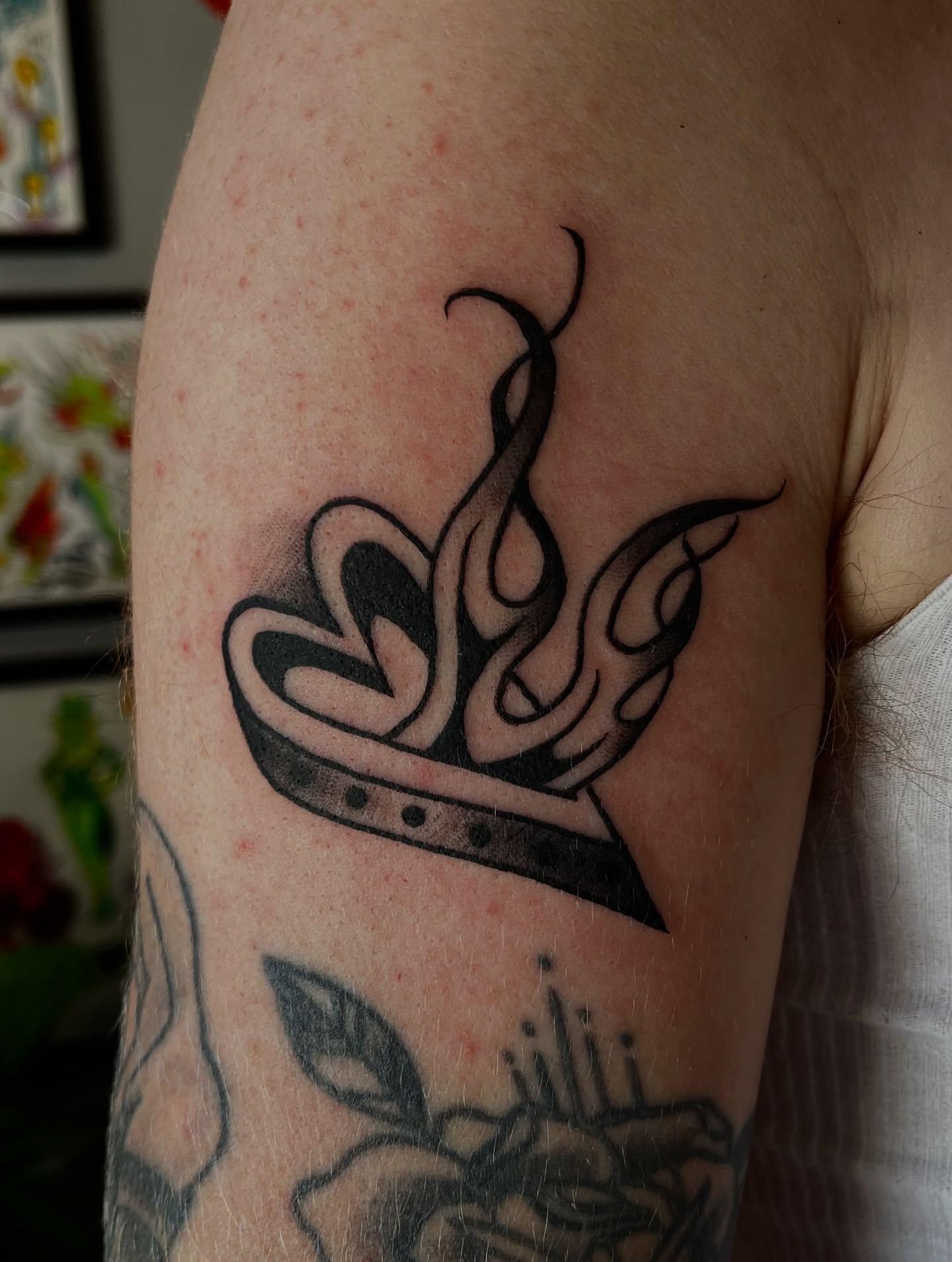 Tattoo by @bloodnfate — black_and_grey