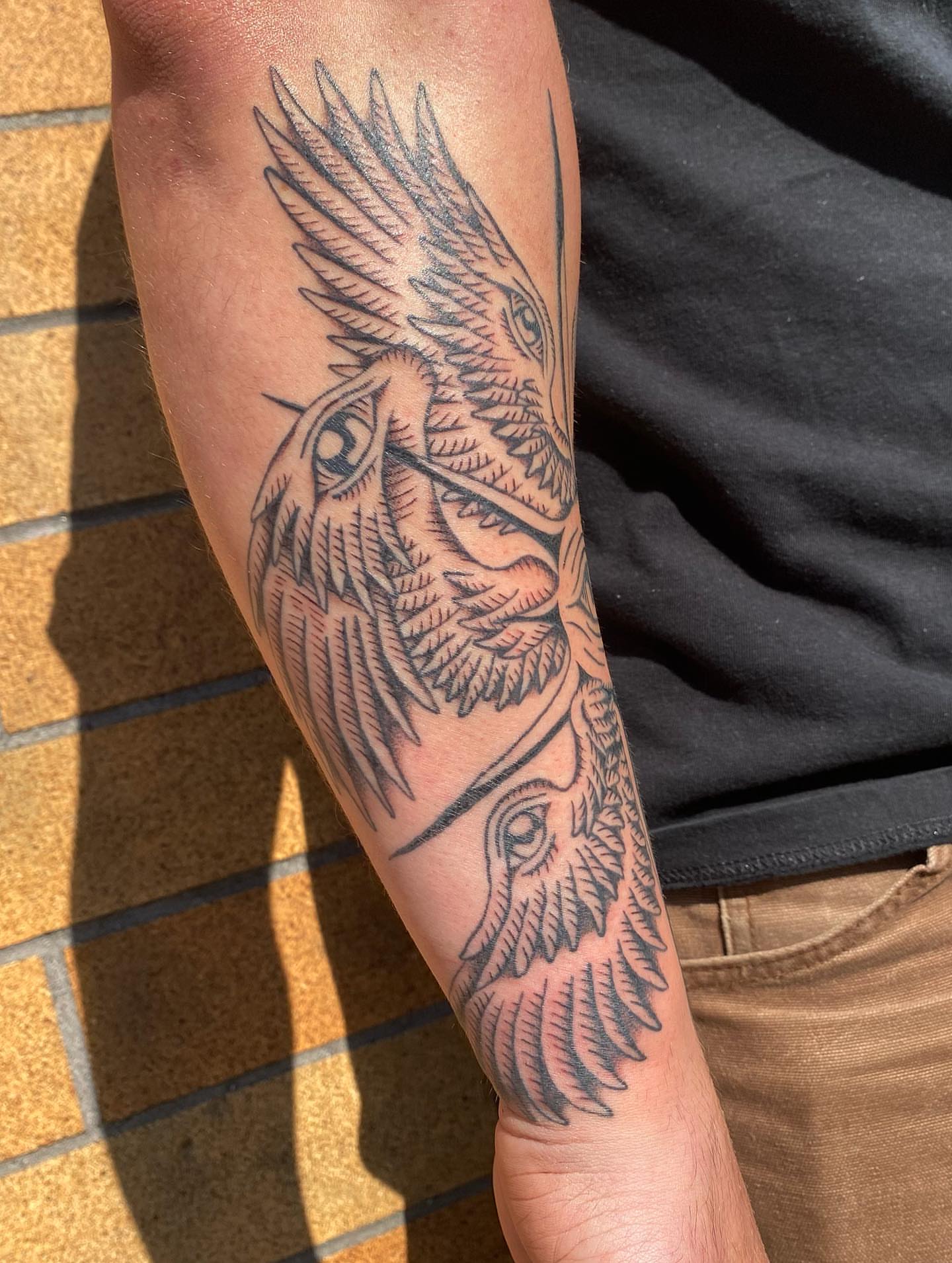 Tattoo by @armpitfreak — black_and_grey