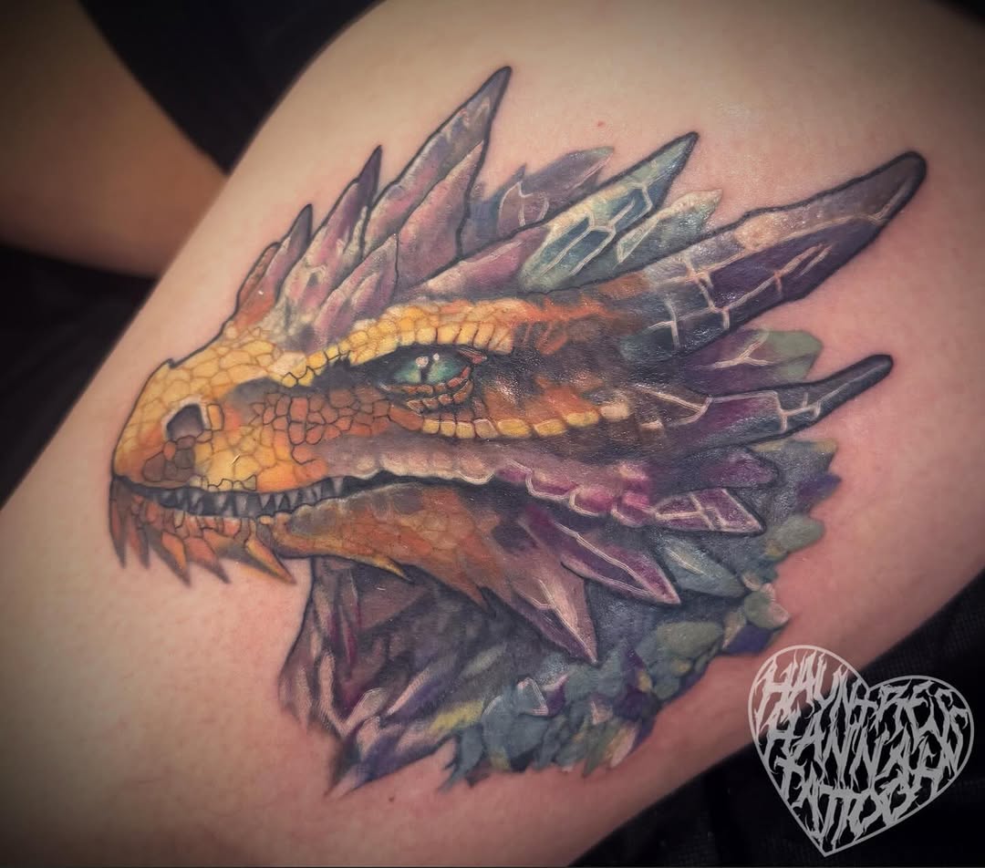 Tattoo by @hauntresshannahtattoo โ realism, dark_realism