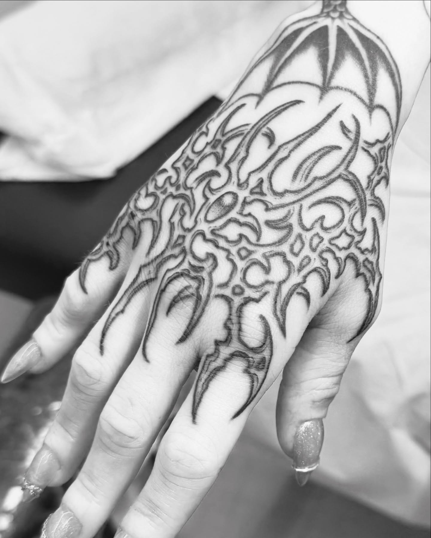 Tattoo by @blackworkboston — tribal