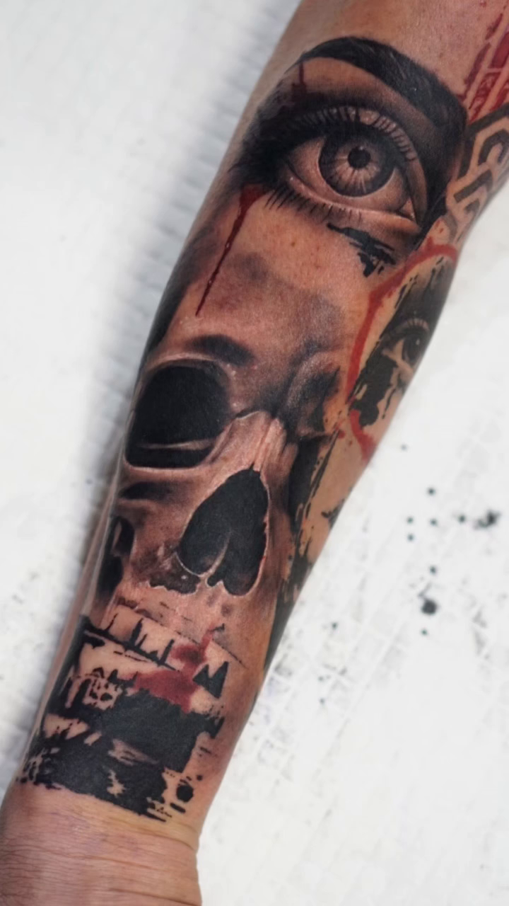 Tattoo by @tattoojimbo — realism, dark_realism