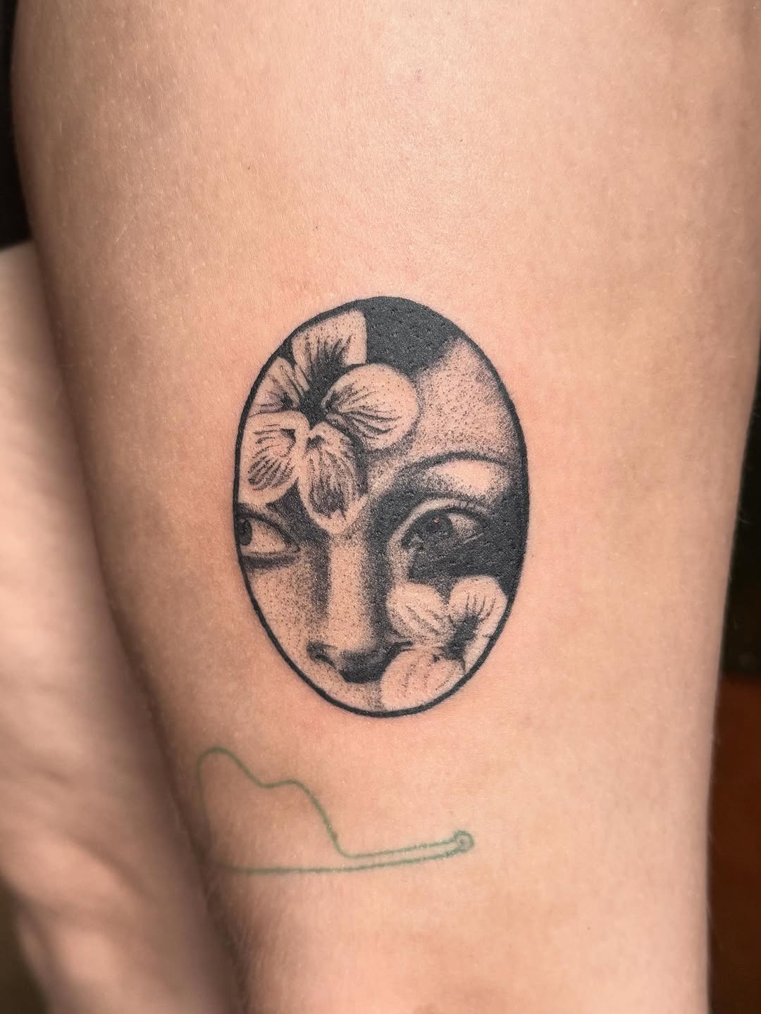 Tattoo by @bluebyrdtattoos — black_and_grey, realism