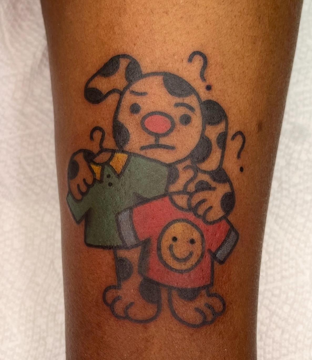 Tattoo by @its_raw_banana_ — dotwork