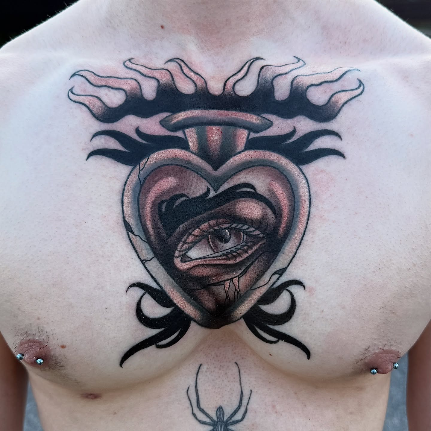 Tattoo by @dylanplazatattoo — dark_realism