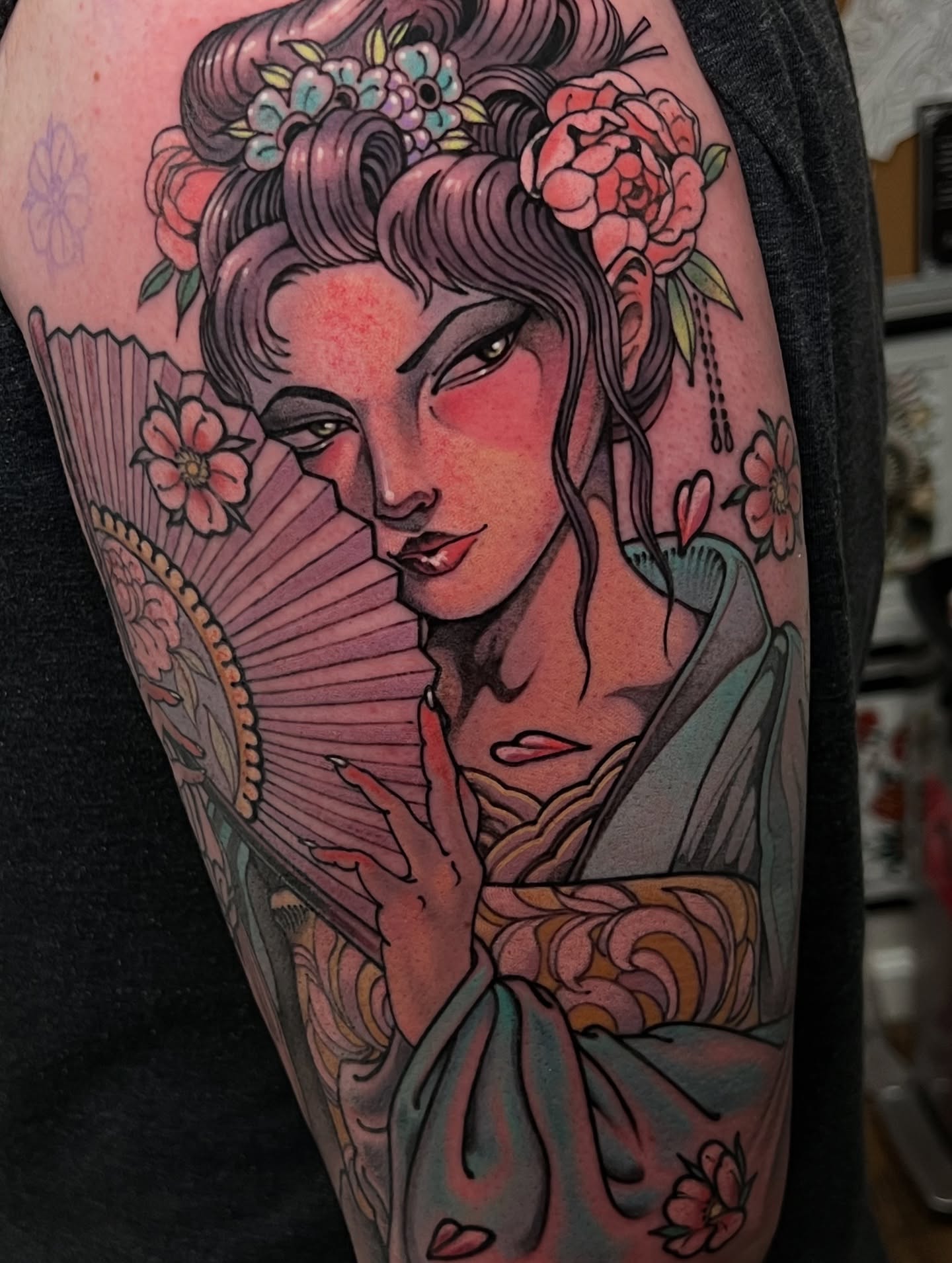 Tattoo by @fredd.chino.tattoos — american_traditional, japanese_irezumi