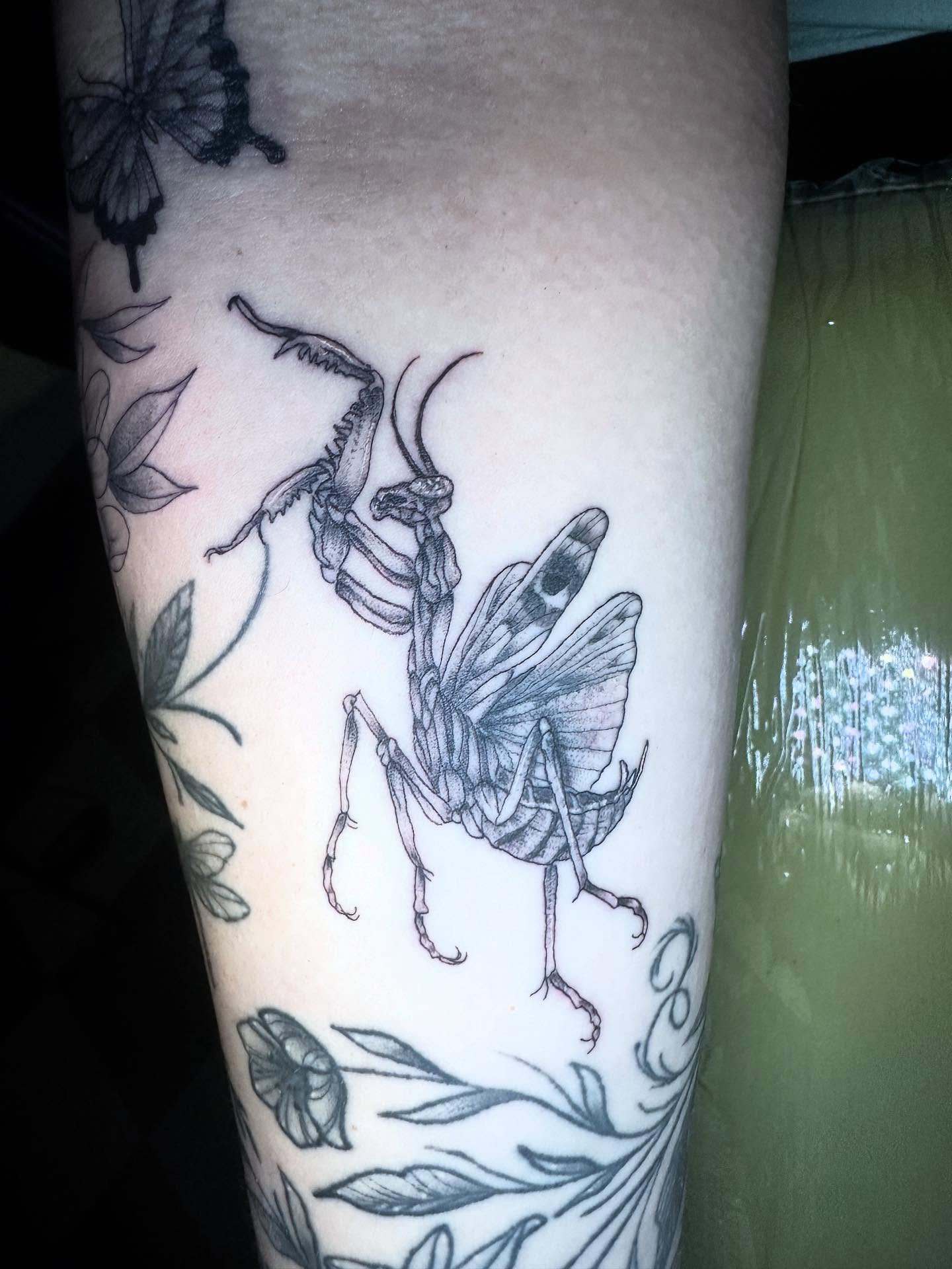 Tattoo by @_inked_ann_ — black_and_grey