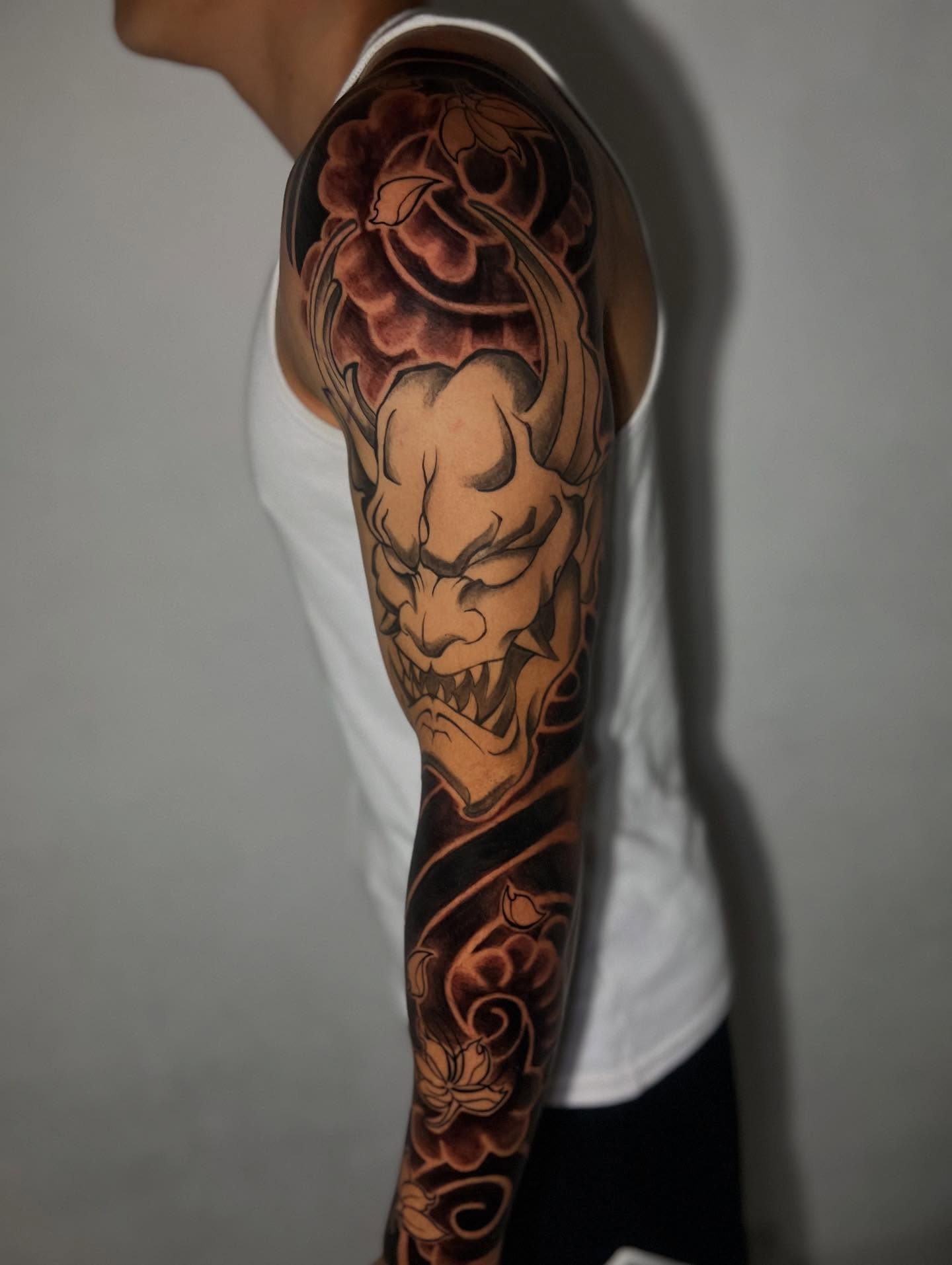 Tattoo by @alonso.rangel_ — japanese_irezumi, dark_realism