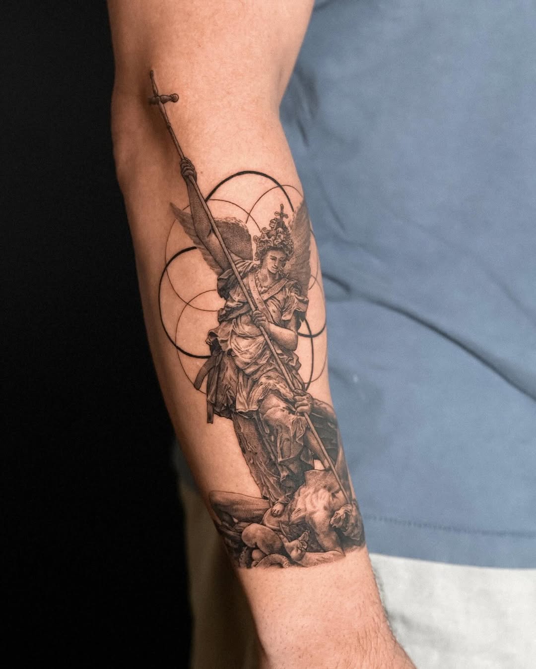 Tattoo by @blackbird_tattooer — realism, black_and_grey