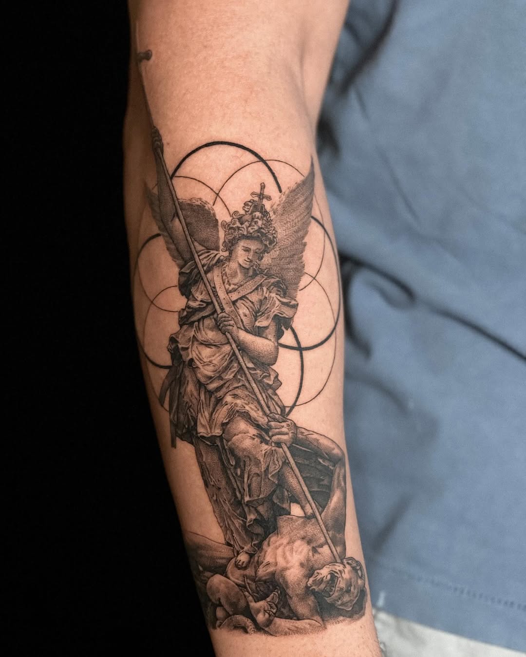 Tattoo by @blackbird_tattooer — realism, black_and_grey