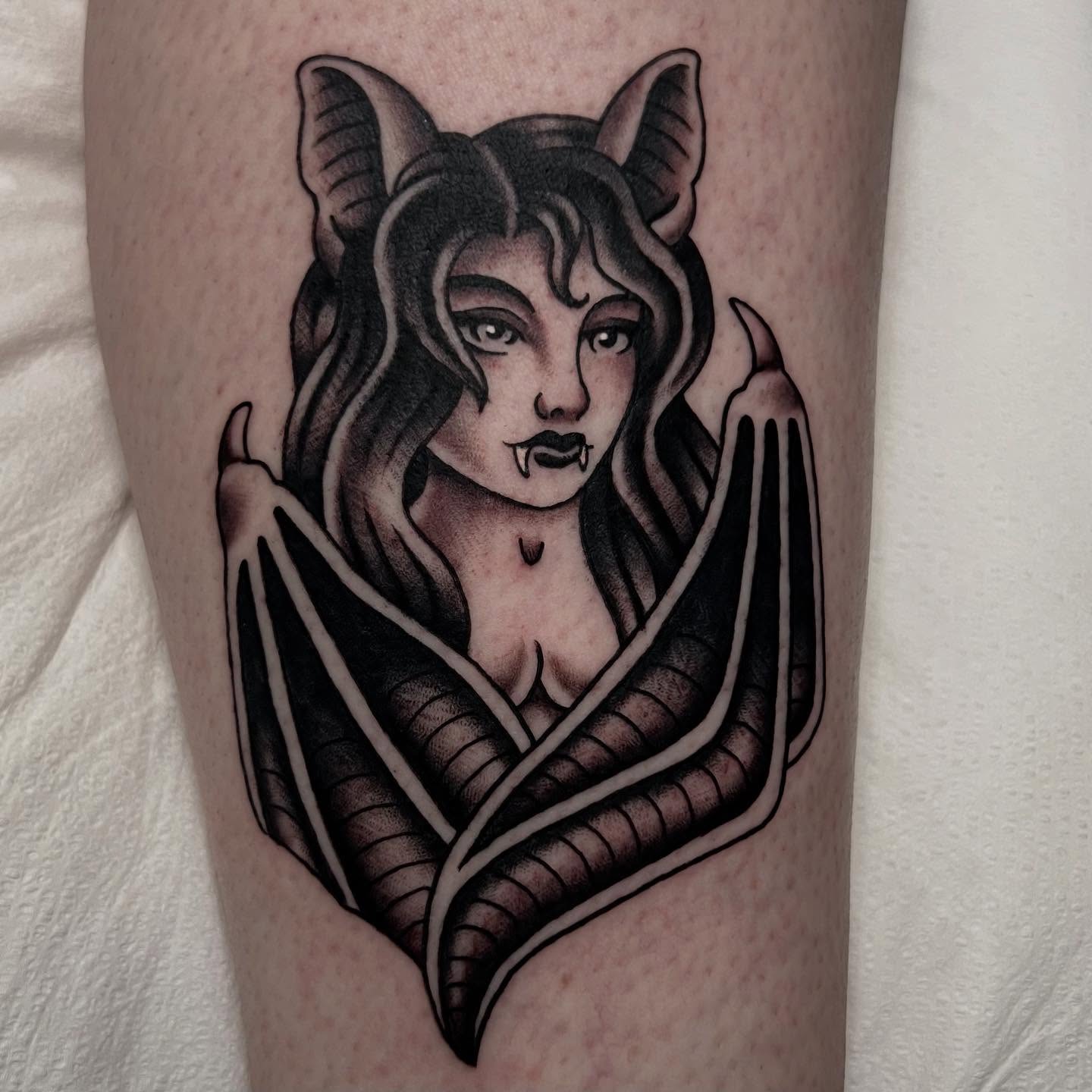 Tattoo by @brandontattoos — black_and_grey
