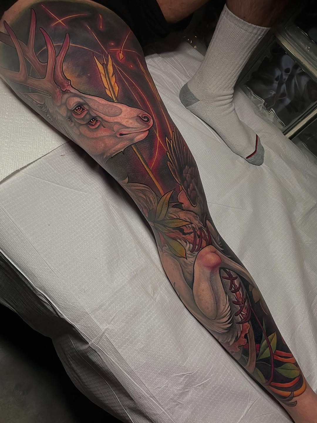Tattoo by @leahmarietattoo — realism, dark_realism