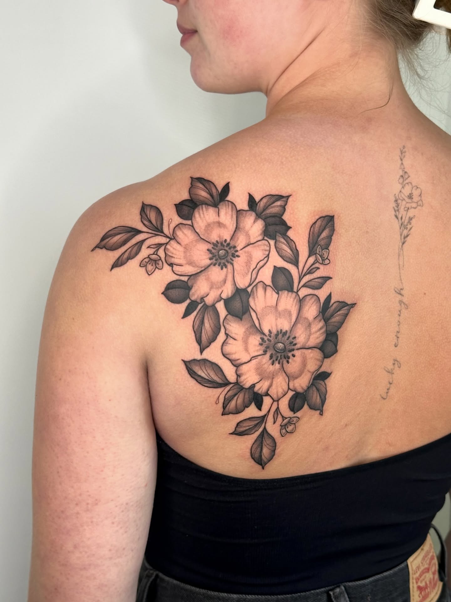 Tattoo by @perreault.productions — black_and_grey