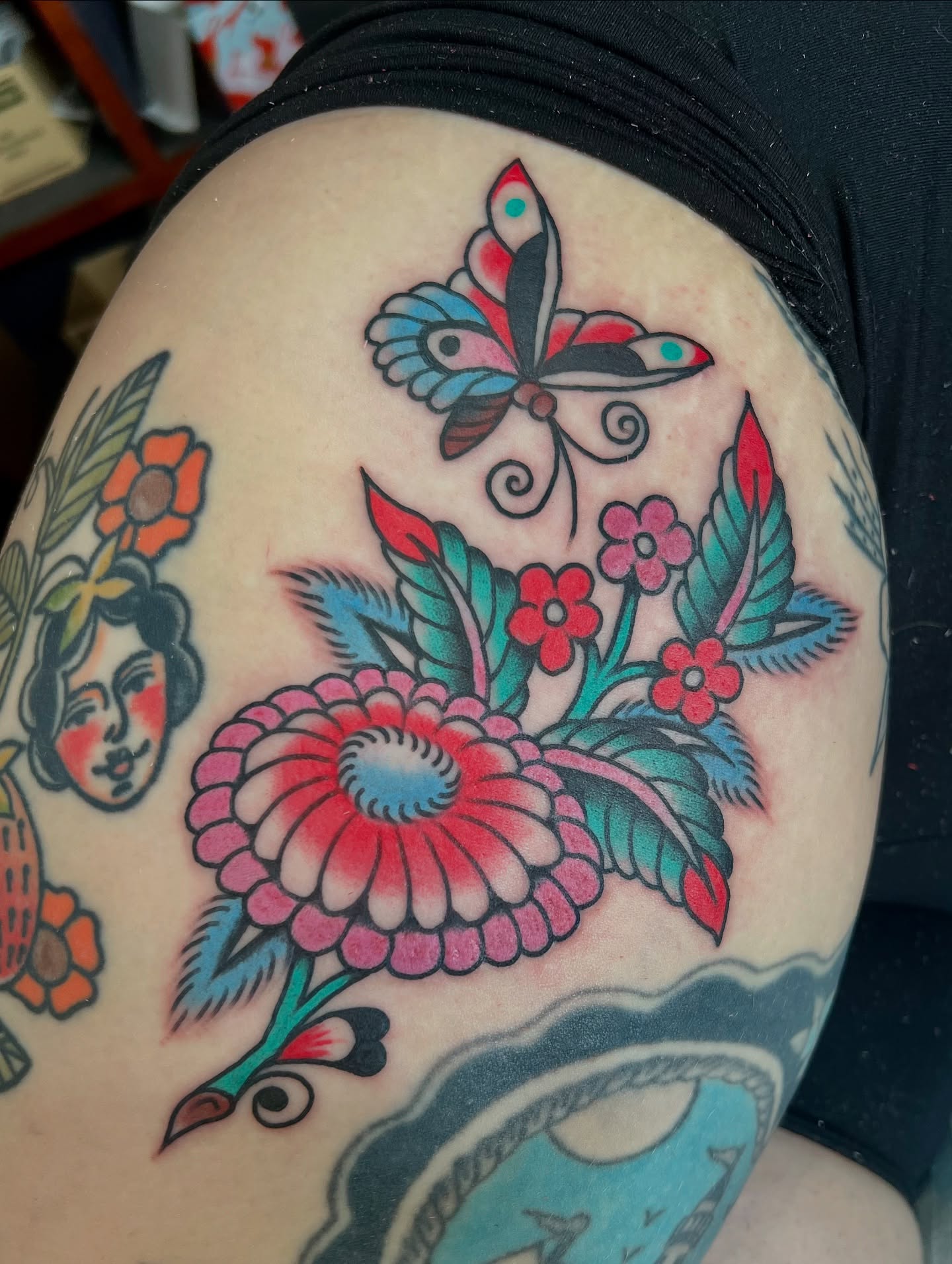 Tattoo by @morganhabe — american_traditional
