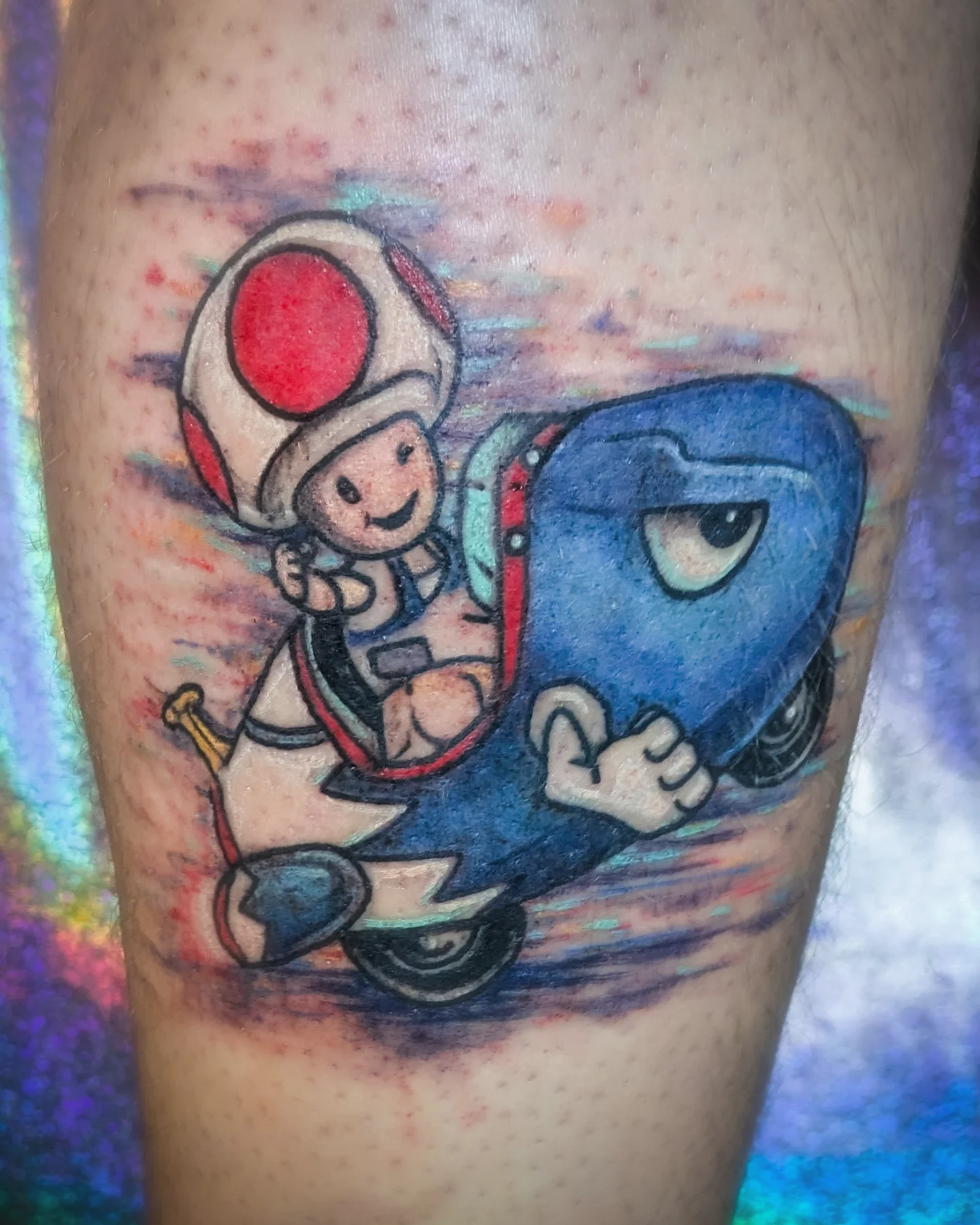 Tattoo by @scarygilvarrytattoo — new_school, illustrative