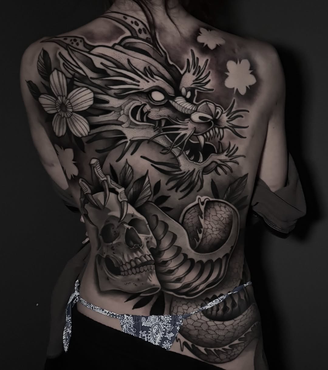 Tattoo by @tattoos_by_bear — japanese_irezumi, realism