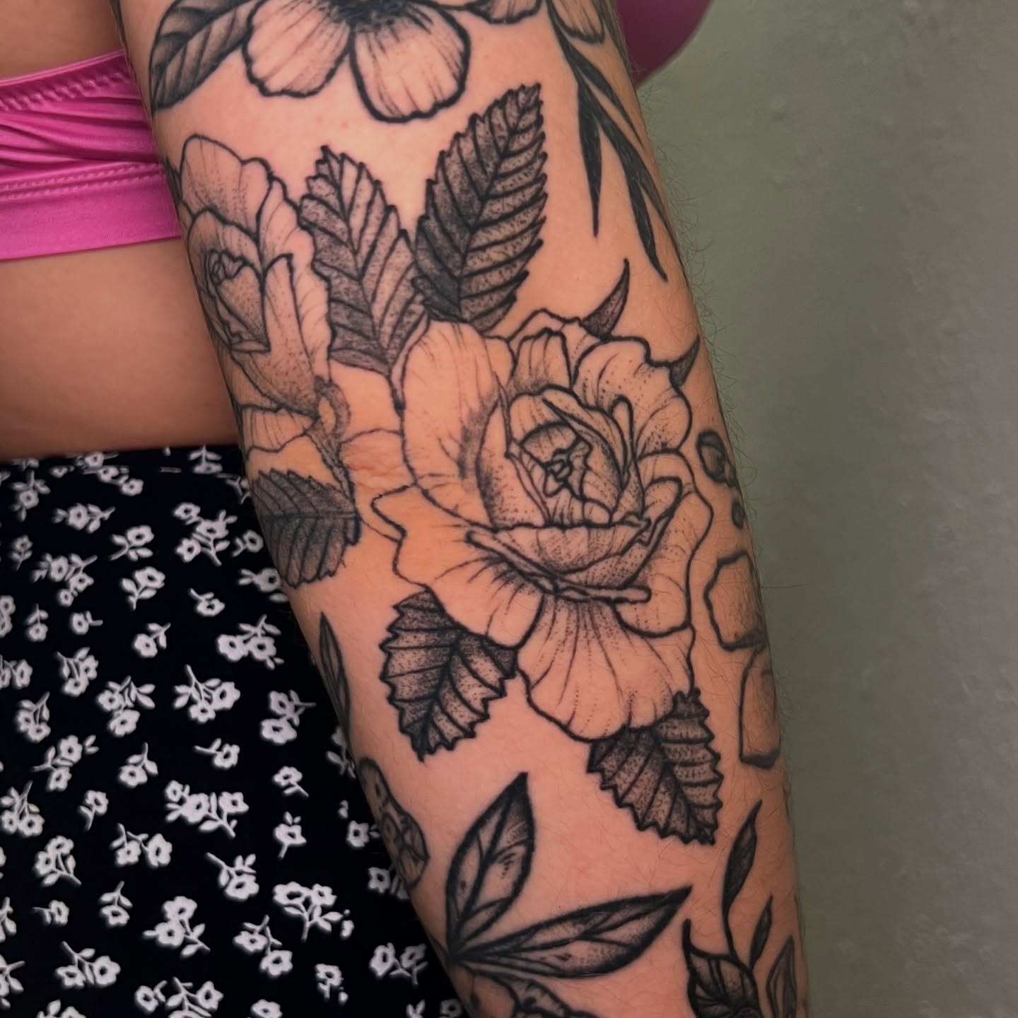Tattoo by @tatts_n_ash — black_and_grey, dotwork