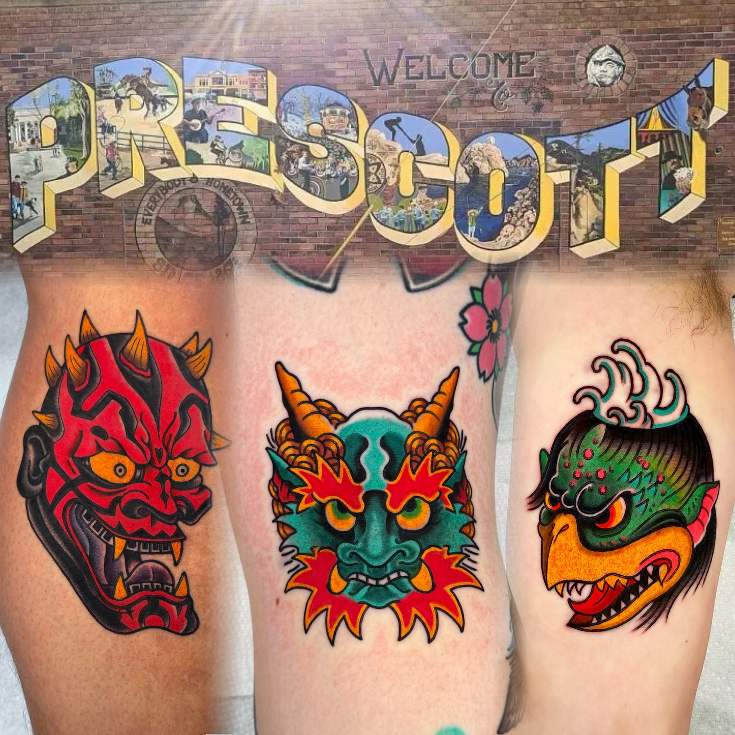 Tattoo by @hooliganz_art — american_traditional, dotwork