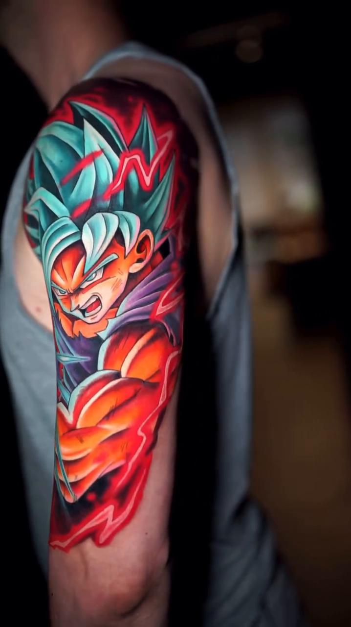 Tattoo by @peterhilgersart — anime