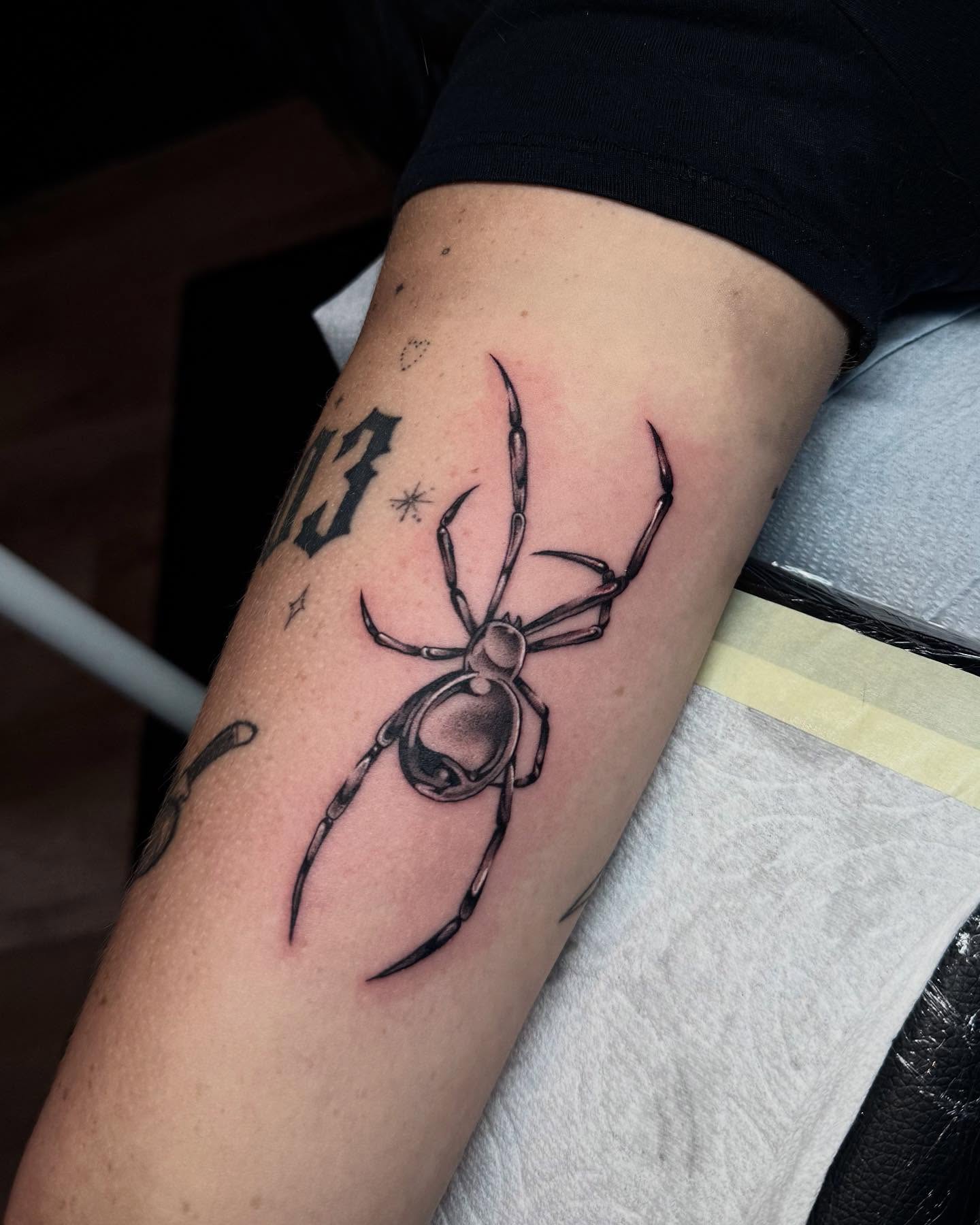 Tattoo by @inkedbychristian — black_and_grey