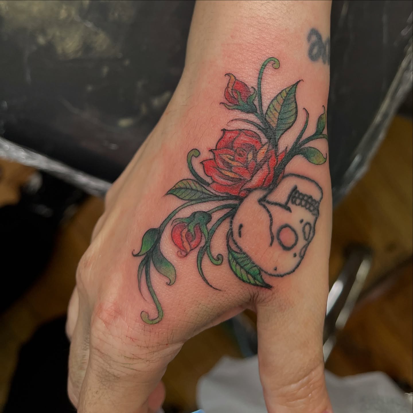 Tattoo by @space.paranoid — american_traditional, realism